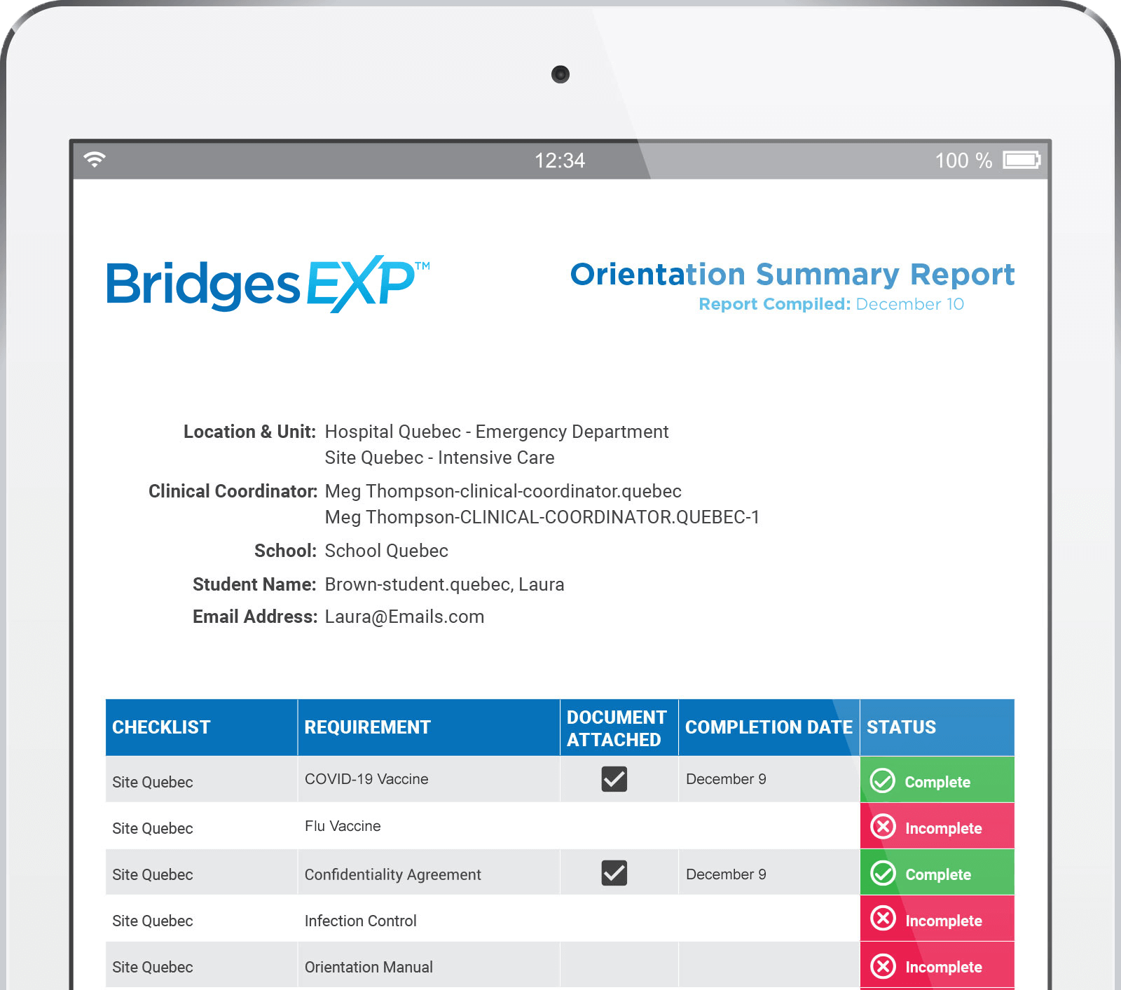 ProAdvantageTracker PlatformMockup iPad 1